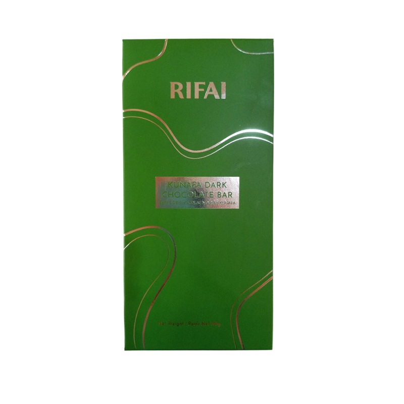 Rifai Kunafa Dark Chocolate Bar 190g | Rifai In Lebanon