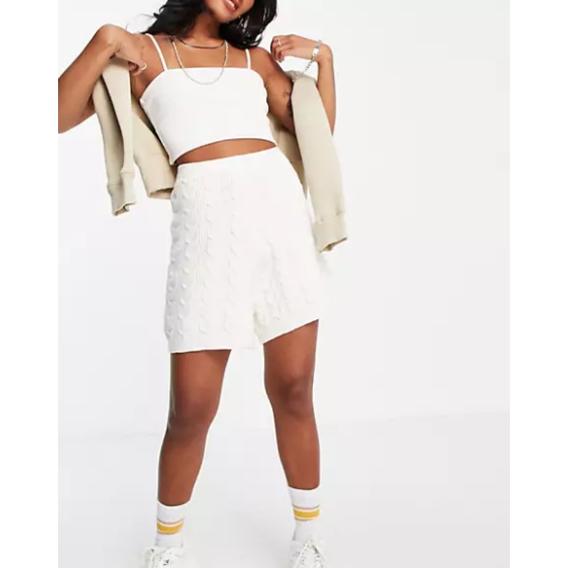 Topshop Women’s Cream Short ANF1129