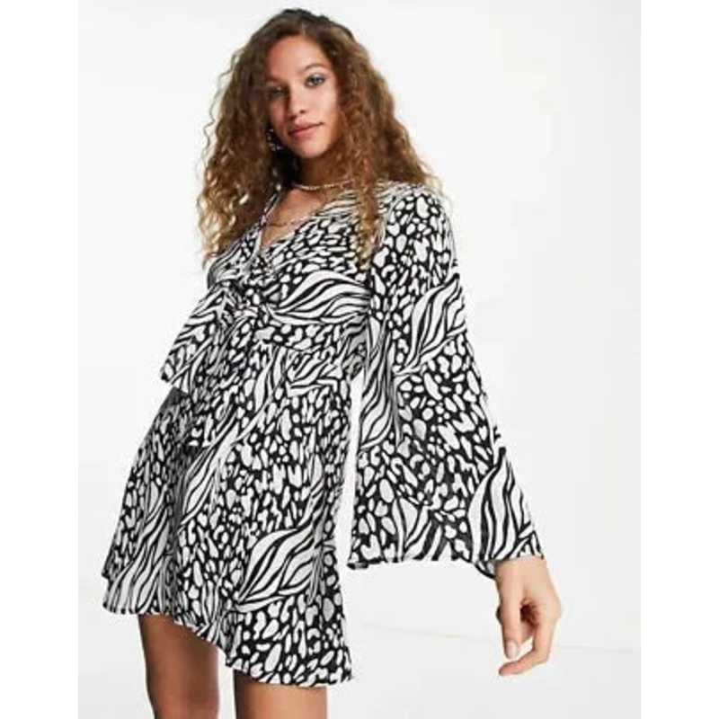 TopShop Women’s Multicolor Dress ANF897
