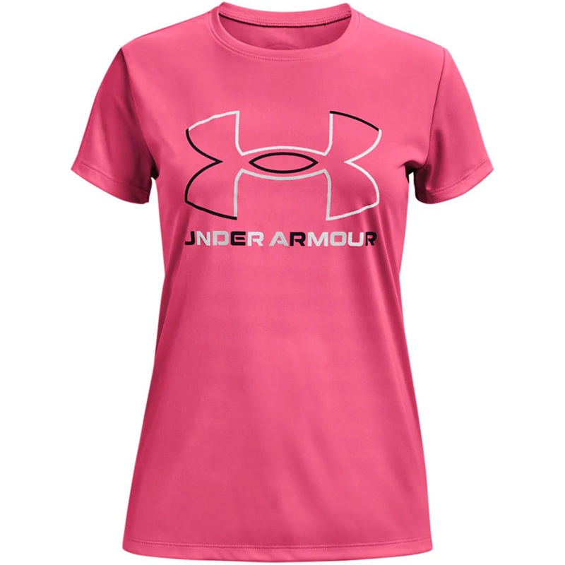 Under Amour Girl’s Fuchsia Big Logo T-Shirt  |Under Amour  In Lebanon