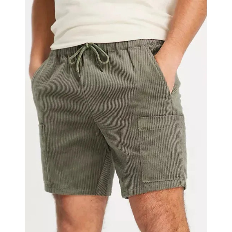 ASOS Design Men’s Khaki Green Cargo Short | ASOS Design In Lebanon