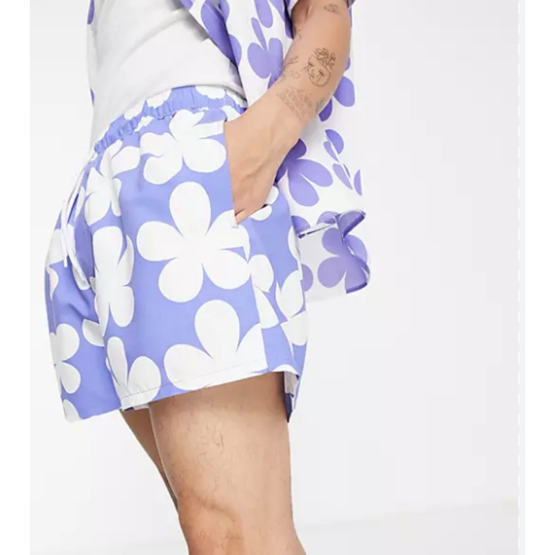 ASOS Design Men’s Multicolor Floral Print Short | ASOS Design In Lebanon