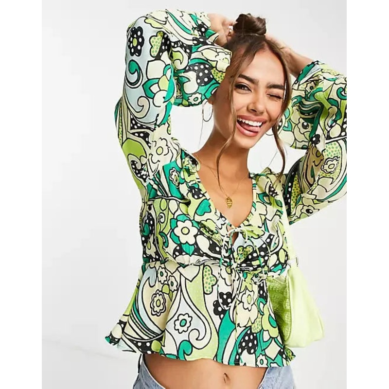 Asos Design Women’s Multicolor Blouse ANF663