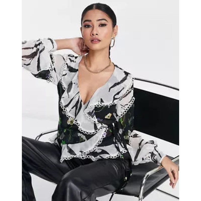 Asos Design Women’s Multicolor Blouse ANF668
