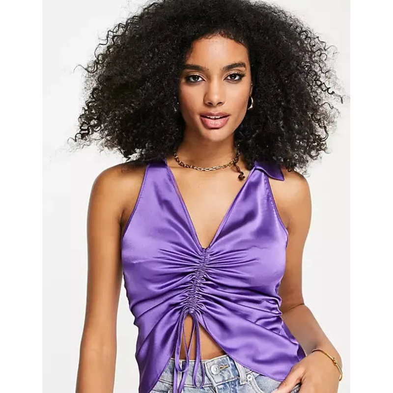 Asos Design Women’s Purple Blouse ANF667