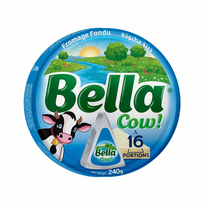 Bella Cow Traingle Cheese 16 Portions 240g | Bella In Lebanon