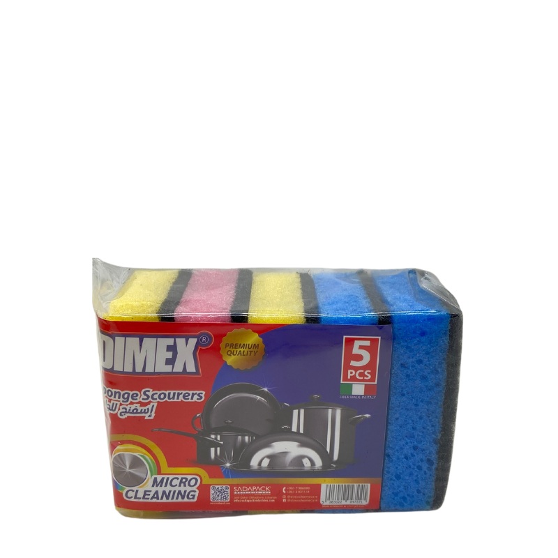 Dimex Sponge Scourers 5pcs