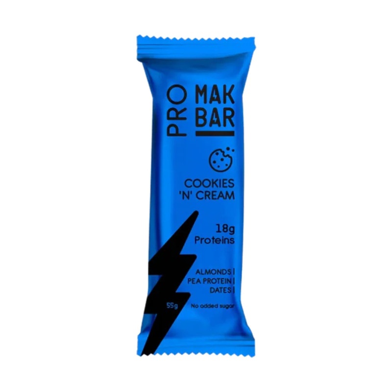 MAK BAR Cookies N’ Cream Protein Bar 55g | MAK BAR In Lebanon