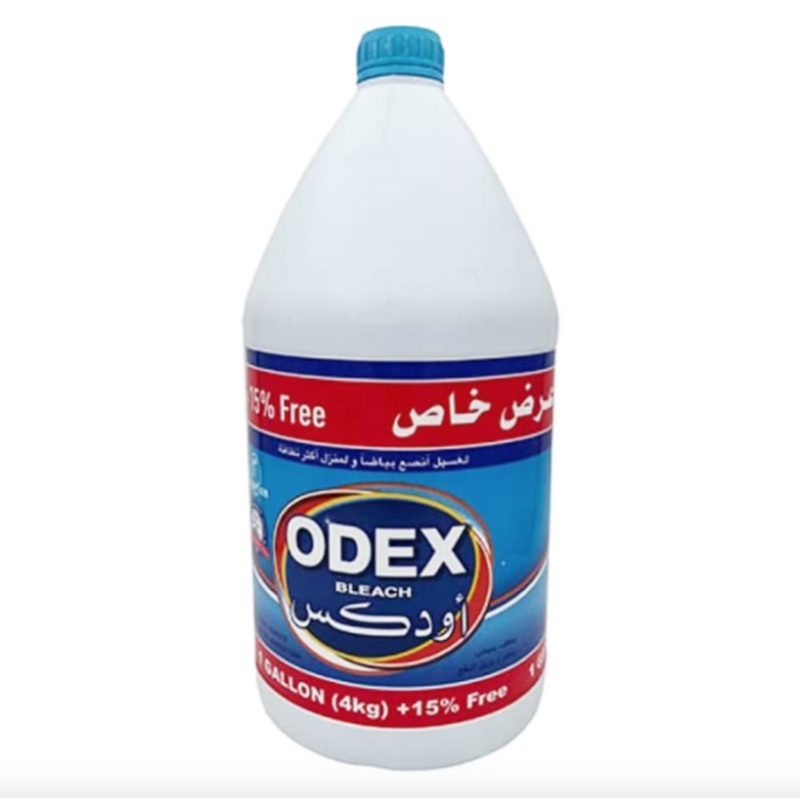Odex Liquid Bleach 4kg + 15% Free | Odex In Lebanon