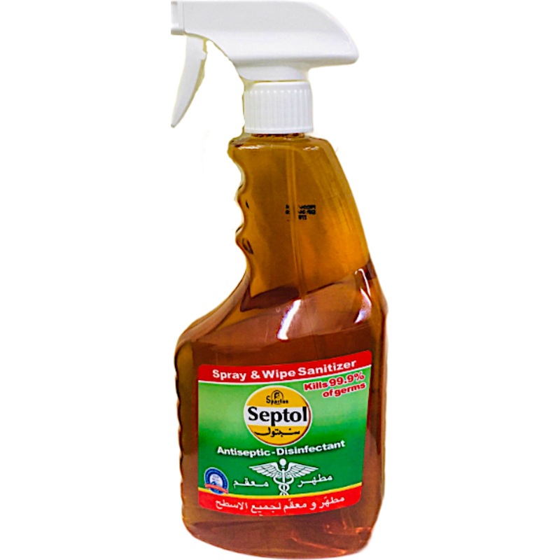 Septol Antiseptic & Disinfectant Spray & Wipe Sanitizer 825ml | Septol In Lebanon