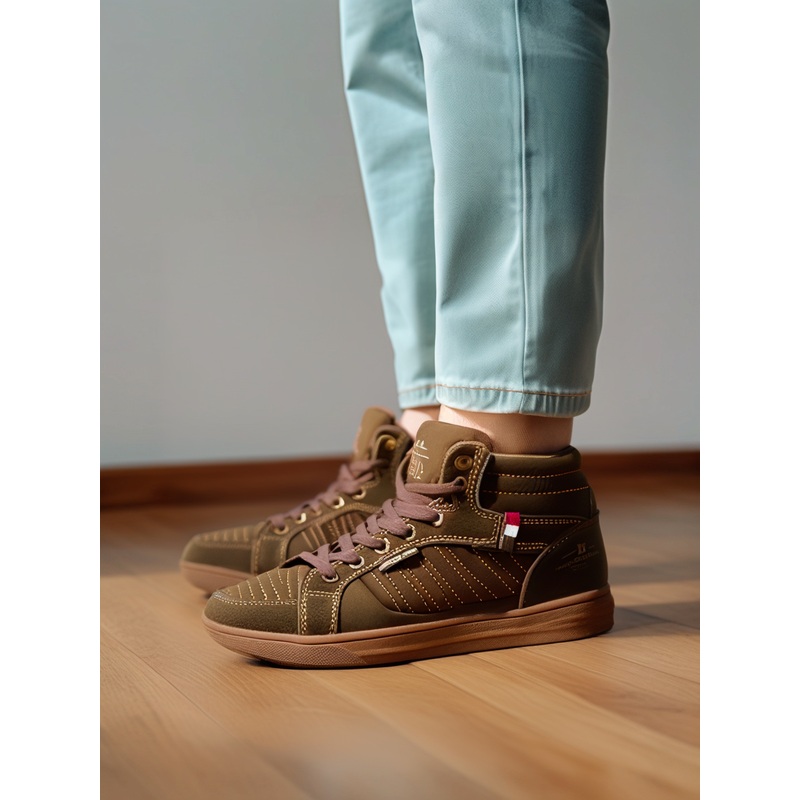 You Young Covari Boy`s Olive Ankle Sneakers | You Young Covari In Lebanon