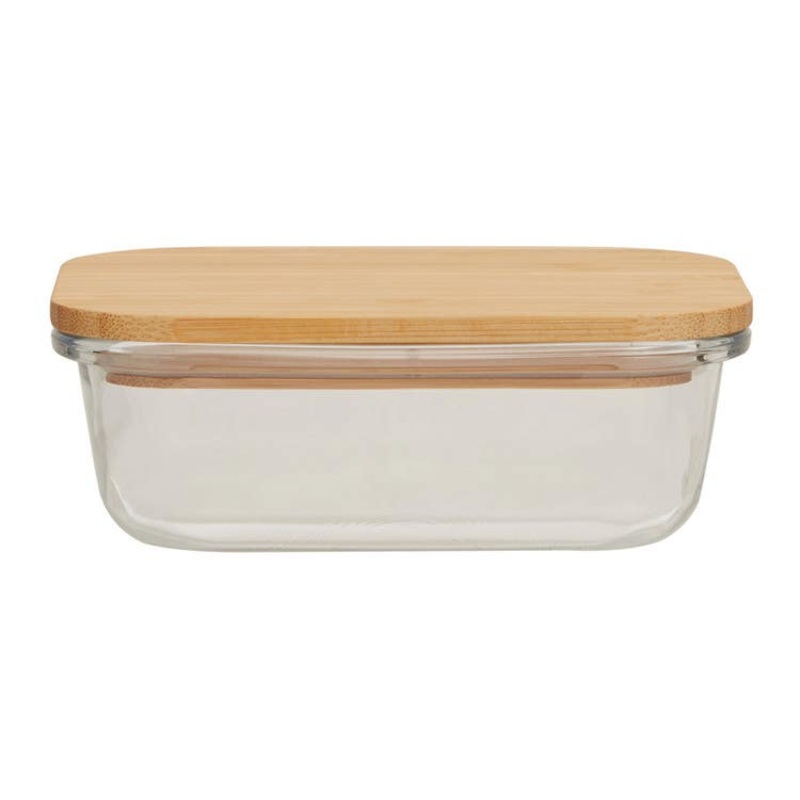 Culinario Glass Food Storage With Wooden Lid 370ml | Culinario In Lebanon