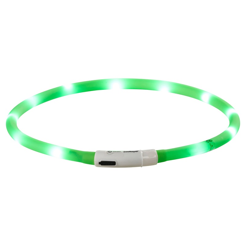Zoo Royal Dog’s Green Led Collar | Zoo Royal In Lebanon