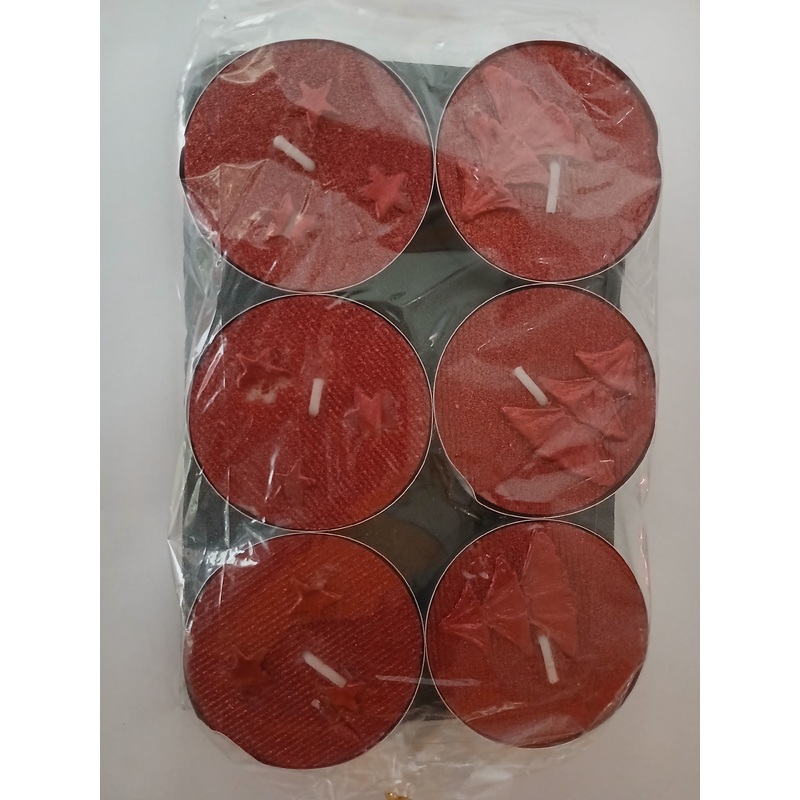 Candle Company Christmas Red Candles 9pcs | Candle Company In Lebanon