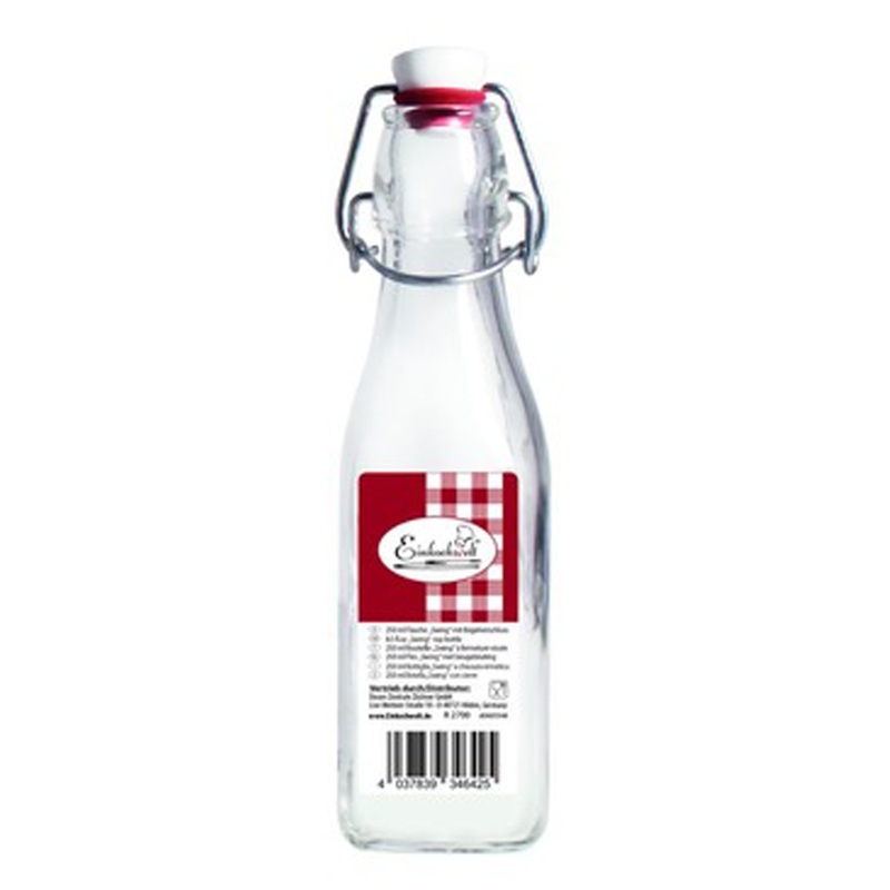 Einkochwelt Transparent Glass Bottle 250ml | Einkochwelt In Lebanon