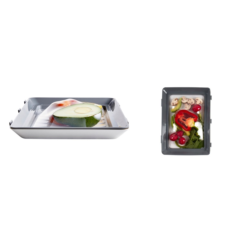 Fresh & Clik Multicolor Storage Dishes With Integrated Foil 2pcs | Fresh & Clik In Lebanon