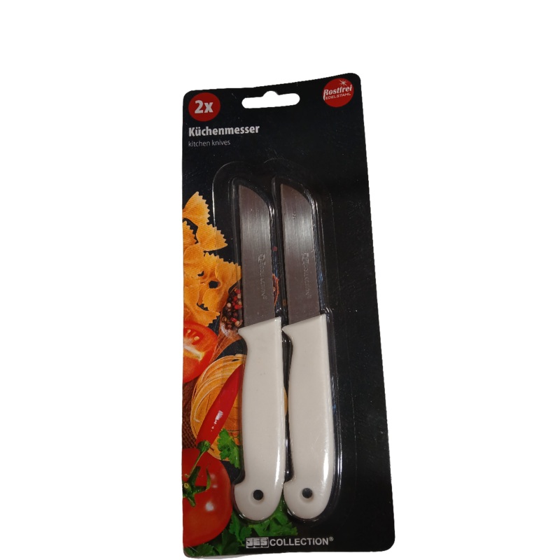 Jes Collection White Kitchen Knifes 2x | Jes Collection In Lebanon