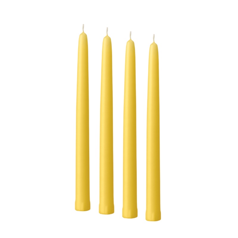 KCB Candle Company Yellow Candles 4pcs | KCB Candle Company In Lebanon