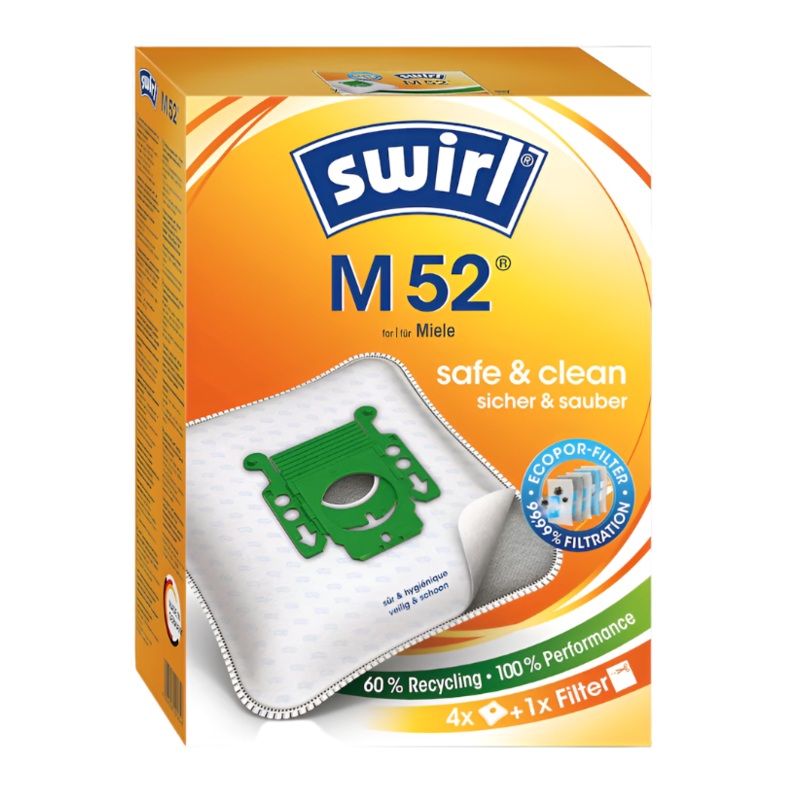 Swirl M52 Anti-Allergen-Filter Vacuum Cleaner Bags | Swirl In Lebanon