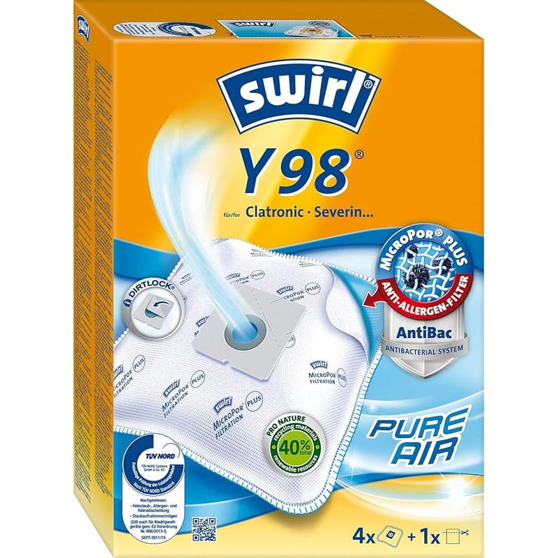 Swirl Y98 Pure Air Vacuum Cleaner Bags | Swirl In Lebanon