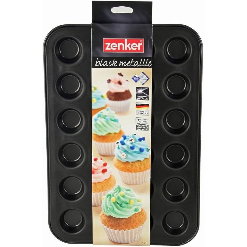 Zenker Black Metallic 24 Cup Muffin Tray | Zenker In Lebanon