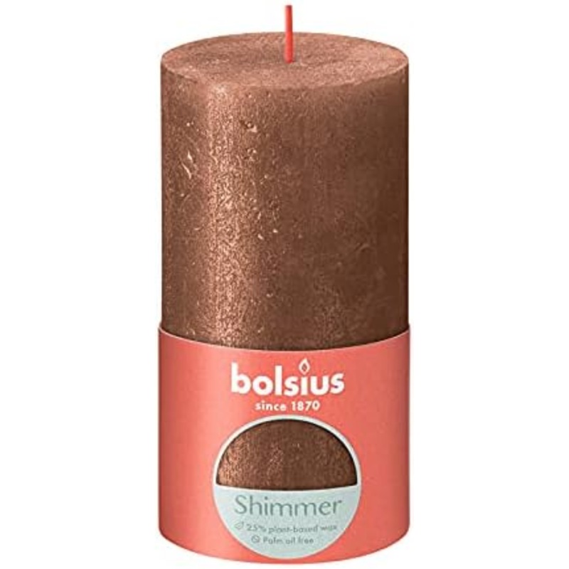 Bolsius Bronze Shimmer Candle | Bolsius In Lebanon