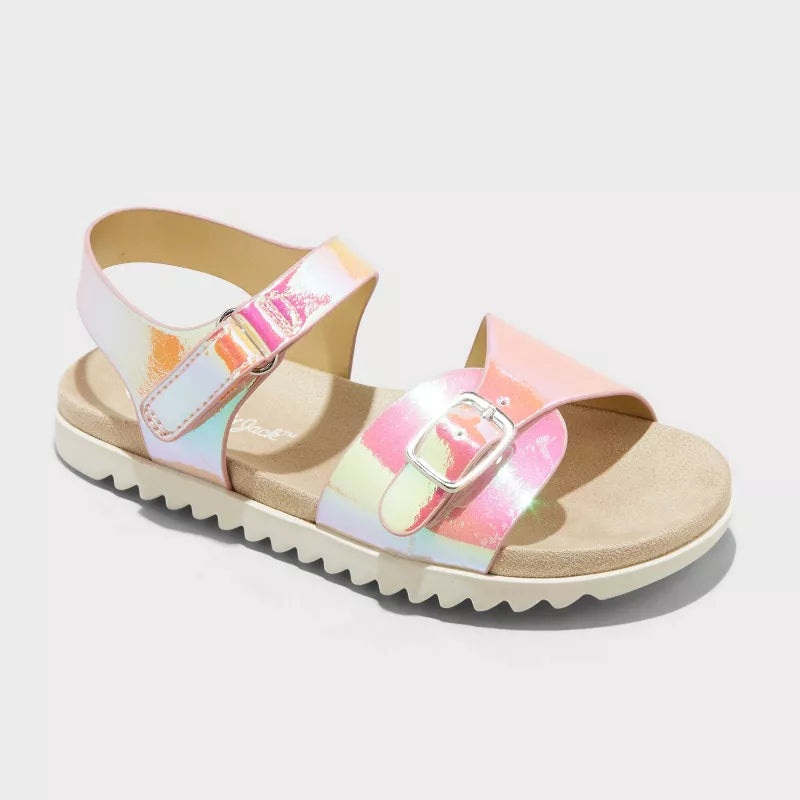 Cat&Jack  Girl’s Pink Multicolor Footbed Sandals| Cat&Jack in Lebanon