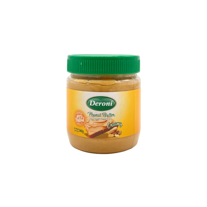 Deroni Peanut Butter Creamy 340g | Deroni In Lebanon