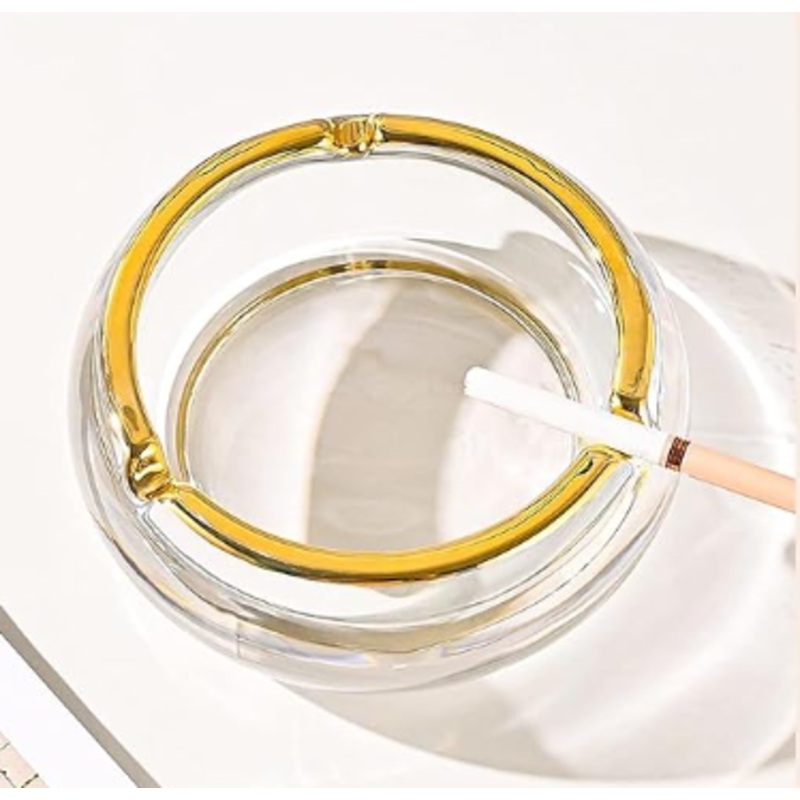 Diamonds Glass Transparent Glass Ashtray  DM3019-1JB | Diamonds In Lebanon