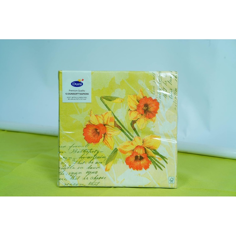 Duni Premium Quality Green Soft Napkins | Duni In Lebanon