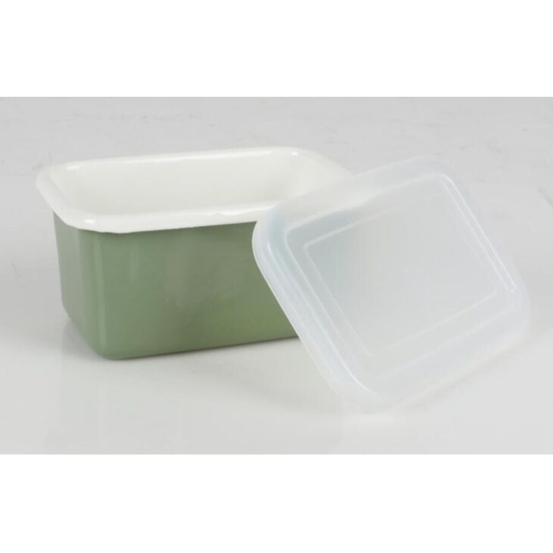 Emaille Green Food Storage Box | Emaille In Lebanon