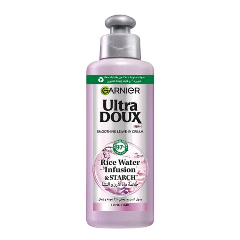 Garnier Ultra Doux Rice Water Infusion & Starch Leave-in Cream 200ml | Garnier In Lebanon