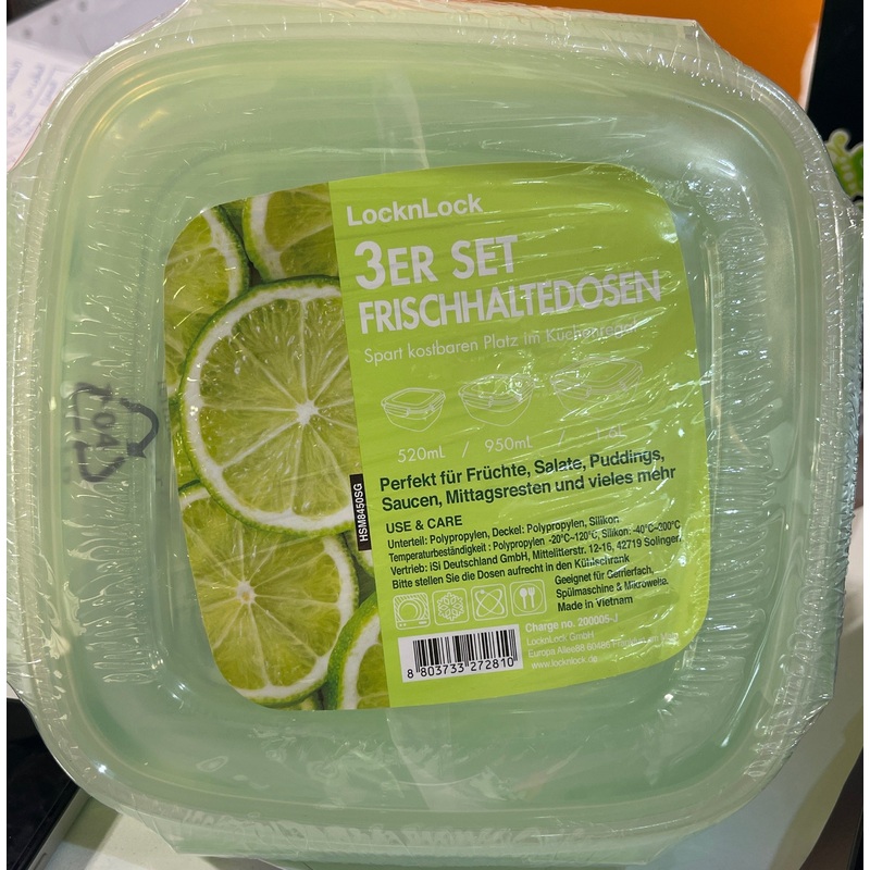 LocknLock Green Food Storage 3 Set | LocknLock In Lebanon