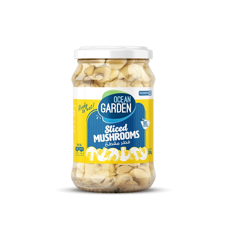 Ocean Garden Sliced Mushrooms 280G |Ocean Garden In Lebanon