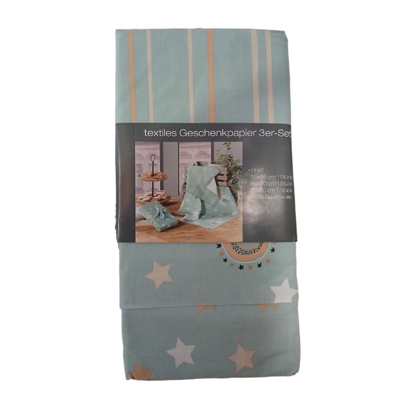 Oeko-Tex Multicolored Textile Wrapping Paper 3 pcs | Oeko-Tex In Lebanon
