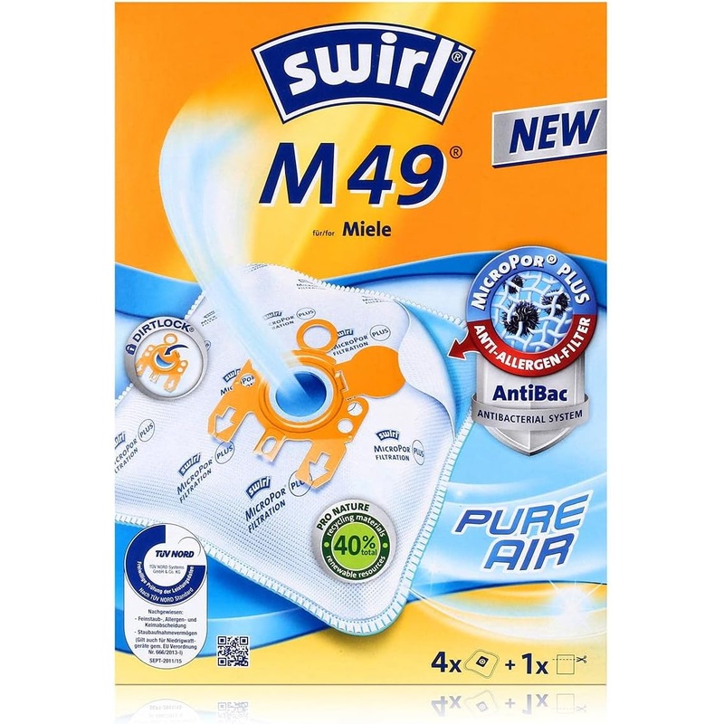 Swirl M49 Pure Air Vacuum Cleaner Bags | Swirl In Lebanon