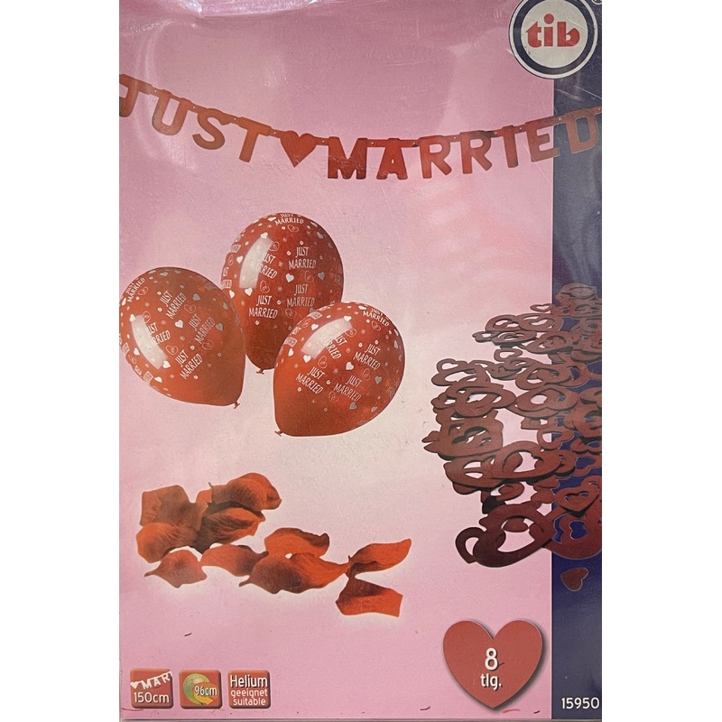 Tib Just Married Red Decoration | Tib In Lebanon