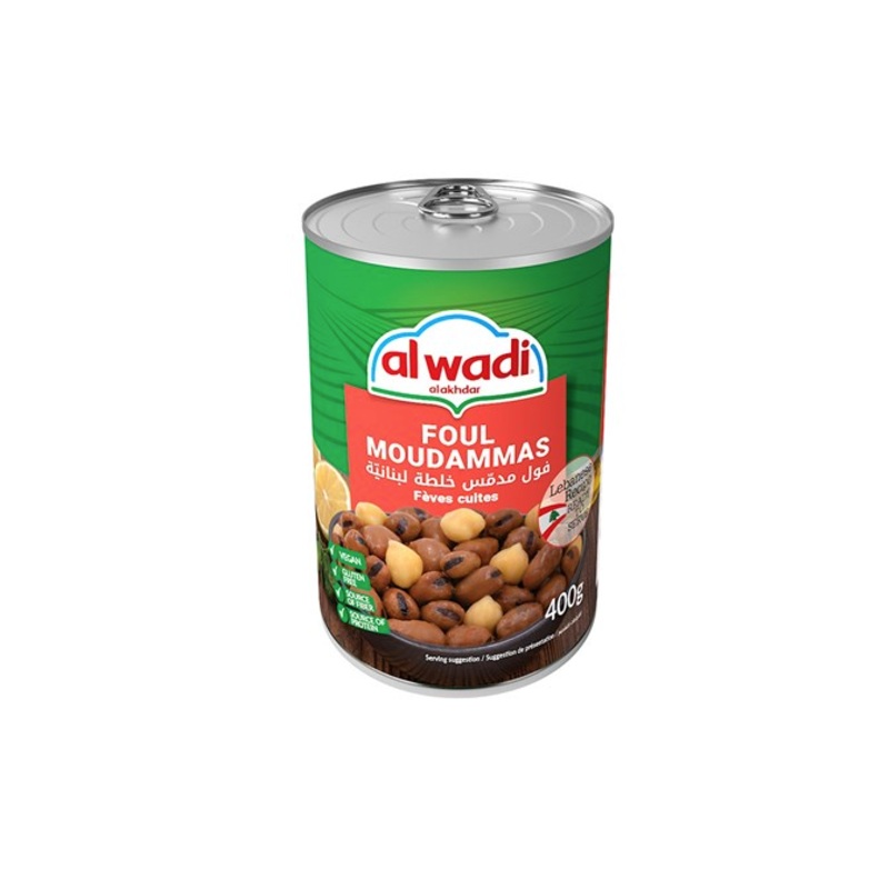 Al Wadi Al Akhdar Foul Moudammas Lebanese Recipe 400g | Al Wadi Al Akhdar In Lebanon