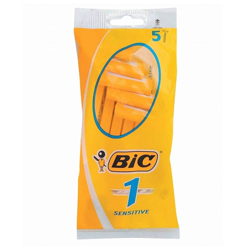 Bic 1 Sensitive Disposable Razors For Men 5 Pieces | Bic In Lebanon