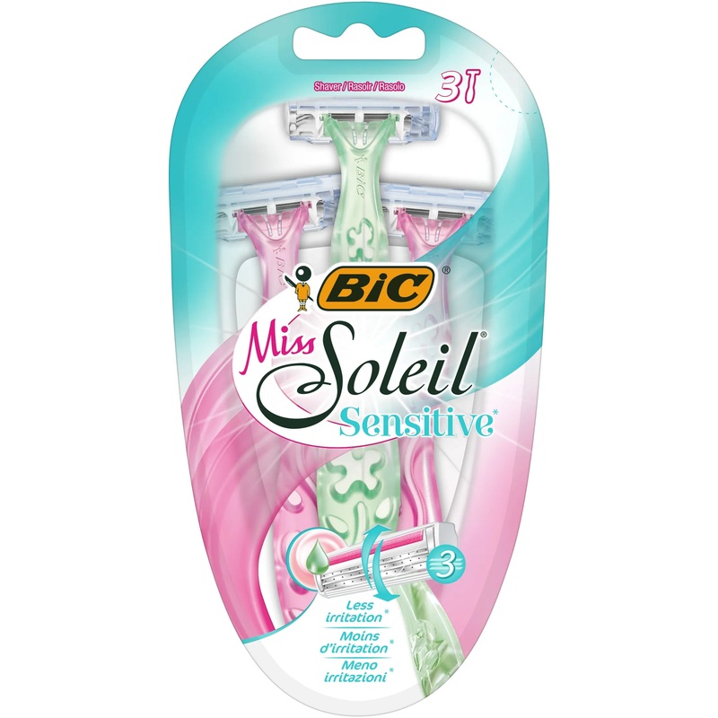 Bic Miss Soleil Sensitive For Women 3 Rasoirs | Bic In Lebanon