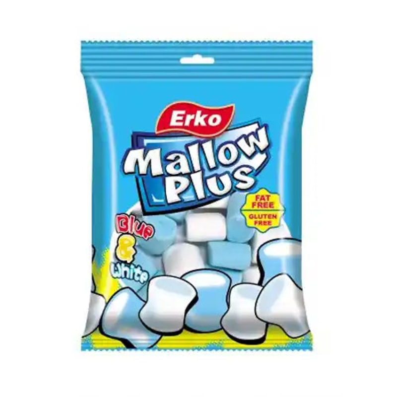 Erko Mallow Plus Blue And White 100g | Erko In Lebanon