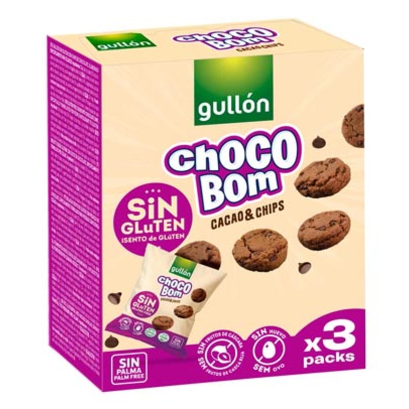 Gullon Choco Bom Cocoa & Chips 120g | Gullon In Lebanon