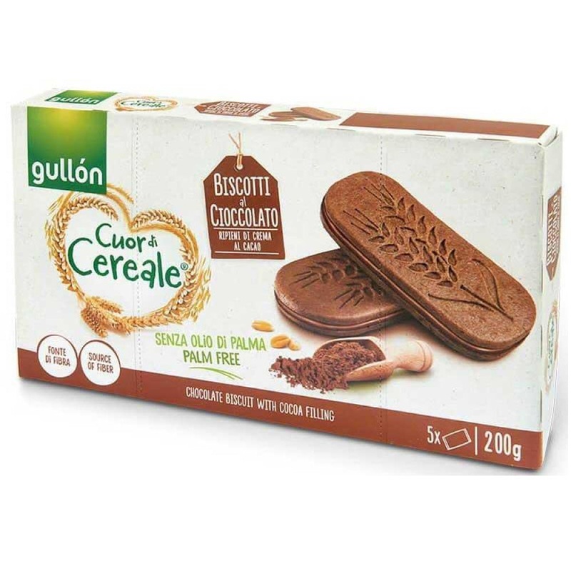 Gullon Chocolate Biscuit With Cocoa Filling 200g | Gullon In Lebanon