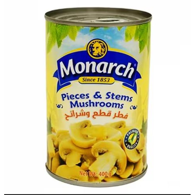 Monarch Mushrooms Stems & Pieces 400g | Monarch In Lebanon