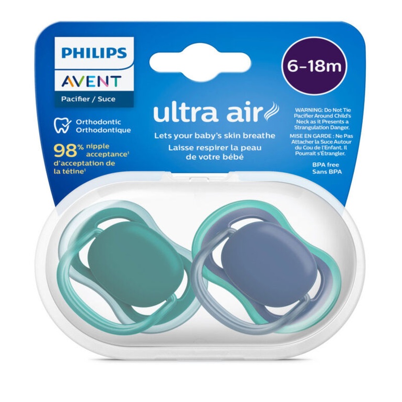 Philips Avent Pack Of 2 Ultra Air Pacifier | Philips In Lebanon