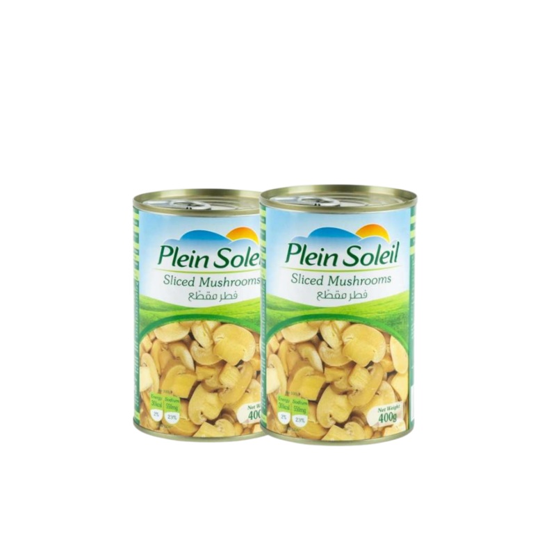 Plein Soleil Sliced Mushrooms 400g*2 | Plein Soleil In Lebanon
