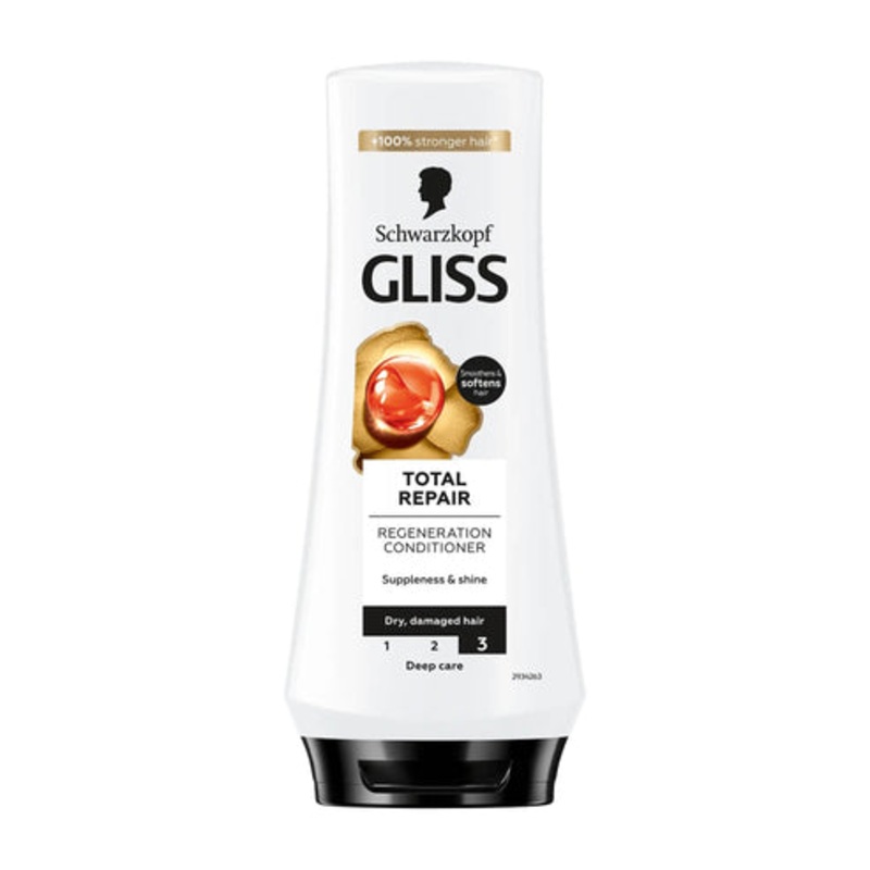 Schwarzkopf Gliss Total Repair Regeneration Conditioner 200ml | Schwarzkopf In Lebanon