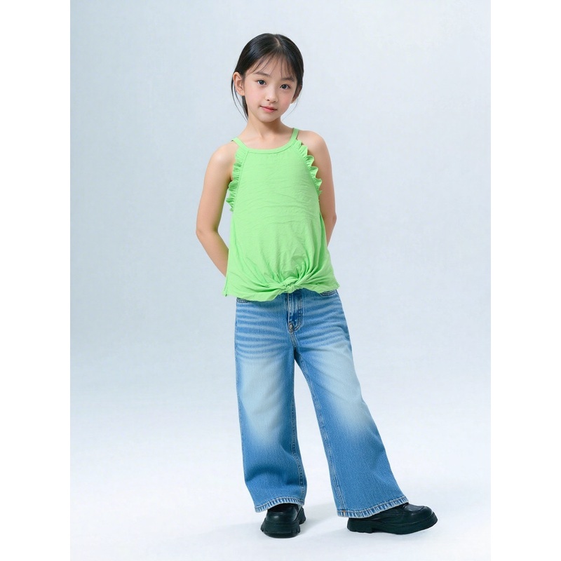 Zara  Girl’s Green Sleeveless Blouses |Zara  in Lebanon