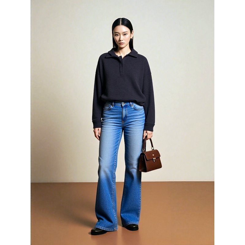 Zara Women’s Black Long-Sleeve Sweatshirt | Zara in Lebanon