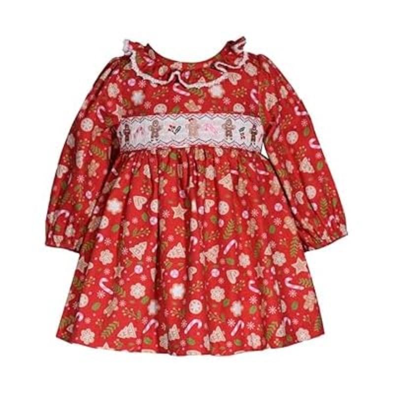 Bonnie Jean Baby Girl’s Christmas Gingerbread Dress | Bonnie Jean In Lebanon